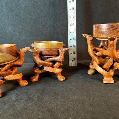 Lot 139. African Folding Stands