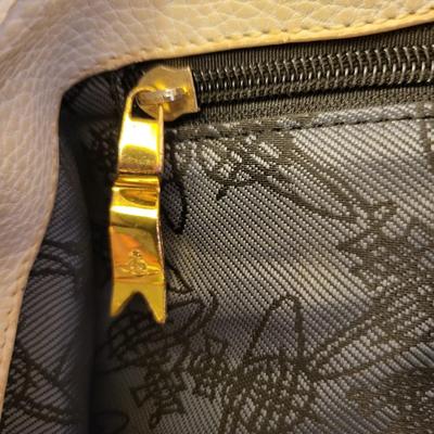 Vivienne Westwood Italy Leather Large Shopper Tote
