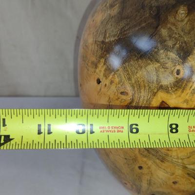 Large, Hand Crafted, Turned Wood Vase by Bobby Phillips- Buckeye Burl (#3).
