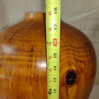 Large, Hand Crafted, Turned Wood Vase by Bobby Phillips- Monkey Puzzle Wood (#7)