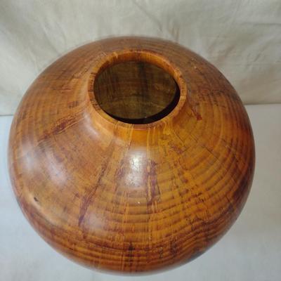 Large, Hand Crafted, Turned Wood Vase by Bobby Phillips- Monkey Puzzle Wood (#7)