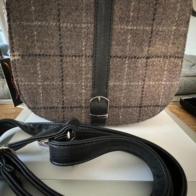 Harris Tweed (New) Shoulder Bag - Glenn Appin of Scotland - Retail $235