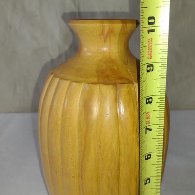 Large, Hand Crafted, Turned Wood Vase by Bobby Phillips- Box Elder (#9).
