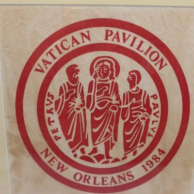 Framed 1984 New Orleans Vatican Pavilion