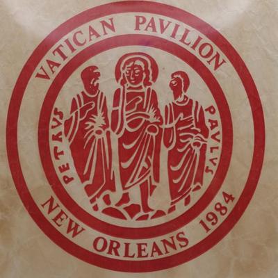 Framed 1984 New Orleans Vatican Pavilion