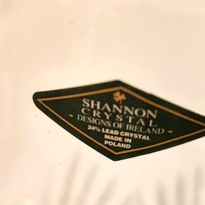 Lot #55 2 piece Shannon Crystal Lot - Pitcher and Covered Compote