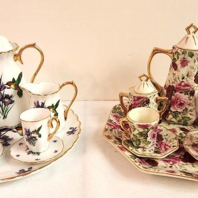 Lot #56 Two Miniature China Tea Sets