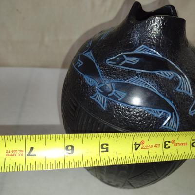 Large, Hand Crafted, Turned Wood Vase by Bobby Phillips- Box Elder (#13).