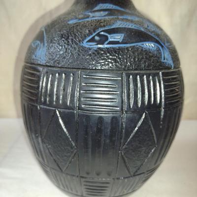 Large, Hand Crafted, Turned Wood Vase by Bobby Phillips- Box Elder (#13).