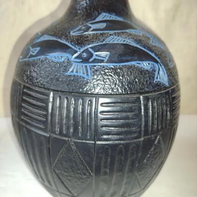 Large, Hand Crafted, Turned Wood Vase by Bobby Phillips- Box Elder (#13).