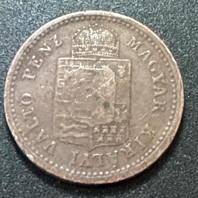 1885 Hungarian Vacto Penz Magyar Kiralyi