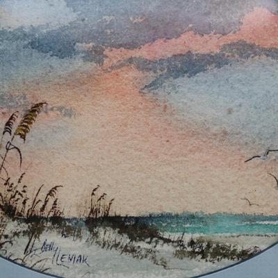 Framed Original Painting by Belly Leviak