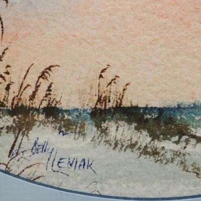 Framed Original Painting by Belly Leviak