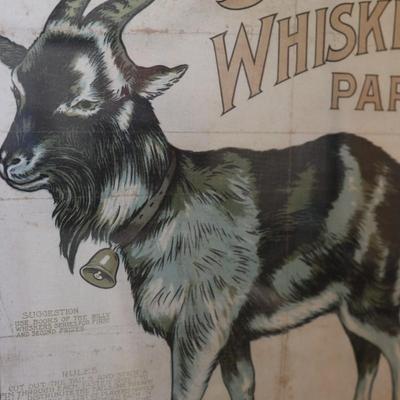 1915, Billy Whiskers Party Lithograph Game Framed Poster