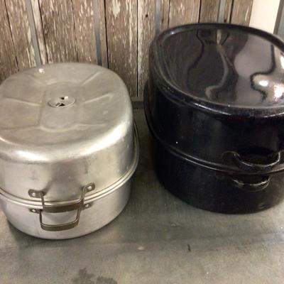 Vintage Metal Roaster Ovens