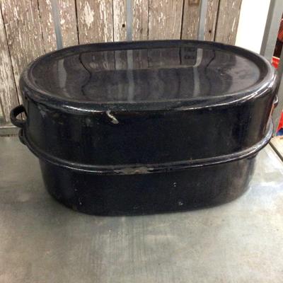 Vintage Metal Roaster Ovens