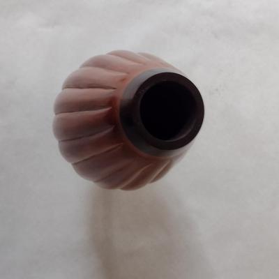Large, Hand Crafted, Turned Wood Vase by Bobby Phillips- Cherry and Ebony (#23).