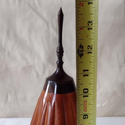 Large, Hand Crafted, Turned Wood Vase by Bobby Phillips- Cherry and Ebony (#23).
