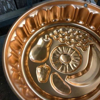 Copper Metal Jello Molds