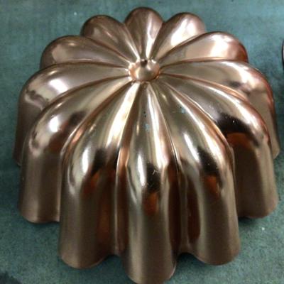 Copper Metal Jello Molds