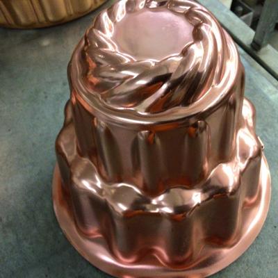 Copper Metal Jello Molds