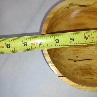 Set of Four Hand Crafted, Turned Wood Bowls by Bobby Phillips- Spalted Maple (#31).