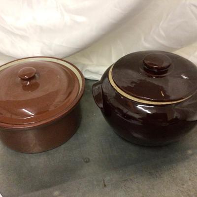Weller Casserole Covered Dish and USA Bean Pot