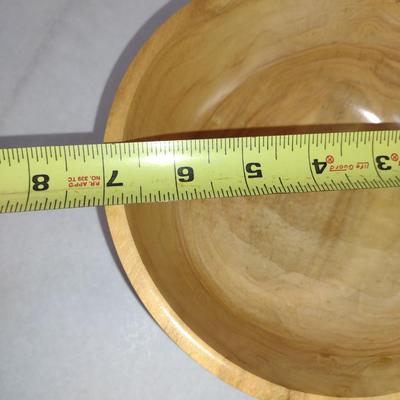 Set of Four Hand Crafted, Turned Wood Bowls by Bobby Phillips- Spalted Maple (#33).