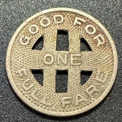 1924 Honolulu rapid transit token