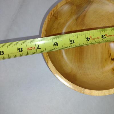 Set of Four Hand Crafted, Turned Wood Bowls by Bobby Phillips- Spalted Maple (#34).