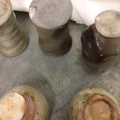 9 Pieces Modern Pottery Lot