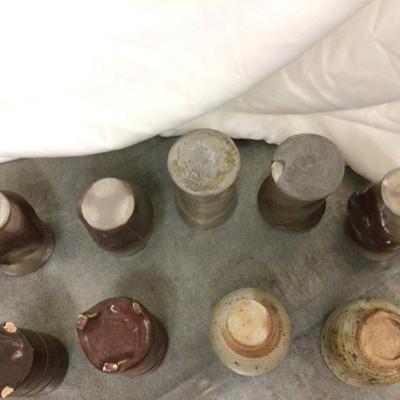 9 Pieces Modern Pottery Lot