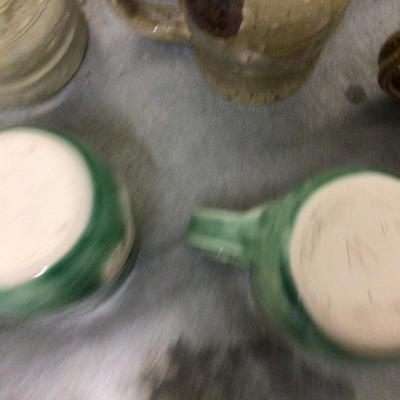 9 Modern Pottery Coffee Mug Lot