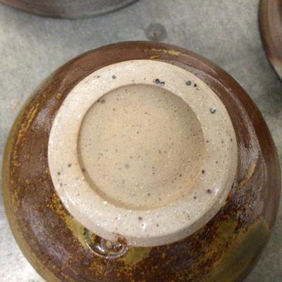 Modern Pottery Bowls Lot
