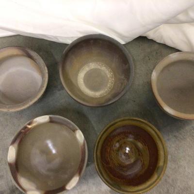 Modern Pottery Bowls Lot