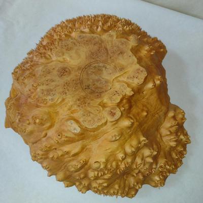 Large, Hand Crafted, Turned Wood Vase by Bobby Phillips- Big Leaf Maple Burl (#42).