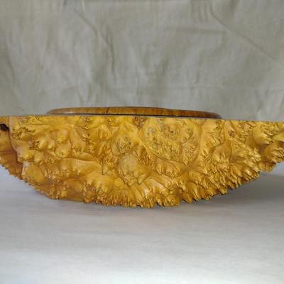 Large, Hand Crafted, Turned Wood Vase by Bobby Phillips- Big Leaf Maple Burl (#42).