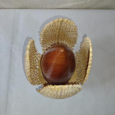 Hand Crafted Turned and Pierced Wood Home Decor by Bobby Phillips- Box Elder and Cherry (#43).