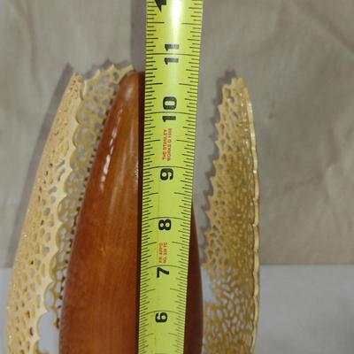 Hand Crafted, Turned and Pierced Wood Home Decor by Bobby Phillips- Box Elder and Cherry (#44).