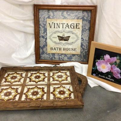 Cutting Tile, Tiki Tray, Bathroom Picture