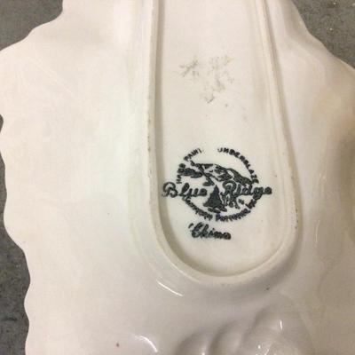 Serving Trays, Creamer and Sugar, Tall Creamer and Two Campbell Soup Ashtrays
