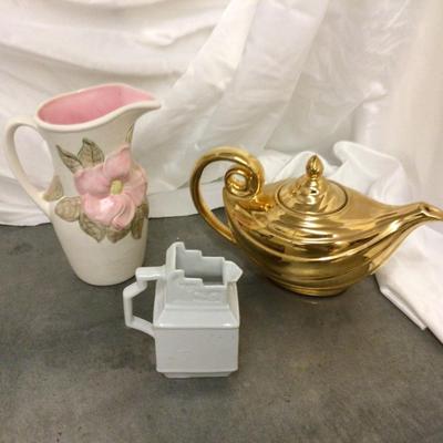 Tea Pot, Pitcher, Creamer