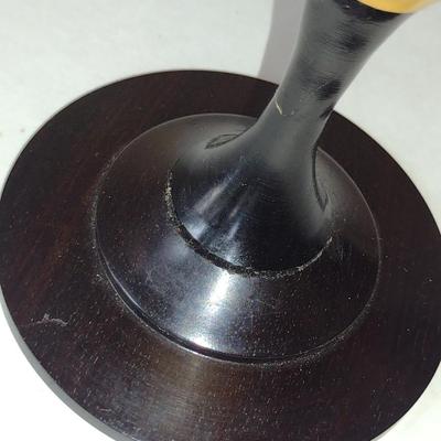 Large, Hand Crafted, Turned Wood Vase by Bobby Phillips- Box Elder and Ebony (#47).