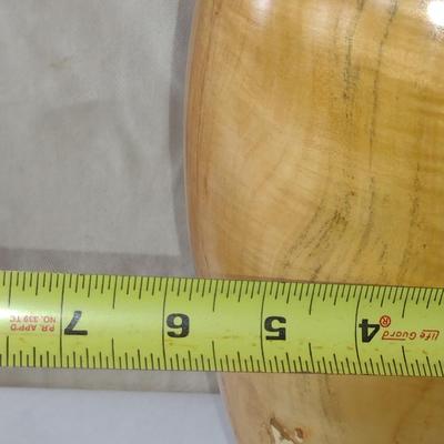Large, Hand Crafted, Turned Wood Vase by Bobby Phillips- Box Elder and Ebony (#47).