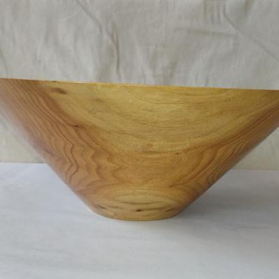 Large, Hand Crafted, Turned Wood Bowl by Bobby Phillips- Butternut (#51).