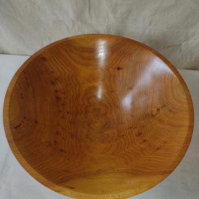 Large, Hand Crafted, Turned Wood Bowl by Bobby Phillips- Butternut (#51).