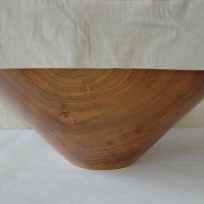 Large, Hand Crafted, Turned Wood Bowl by Bobby Phillips- Butternut (#51).