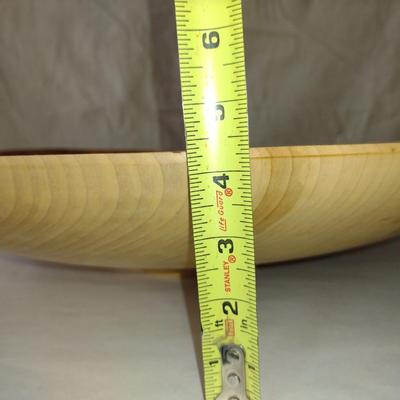 Large, Hand Crafted, Turned Wood Bowl by Bobby Phillips- Maple (#53).