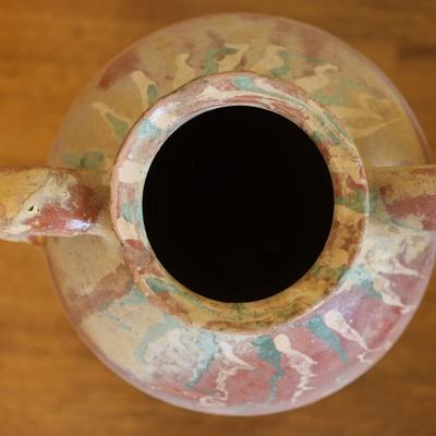 Antique 18" Terracotta Tall Jar