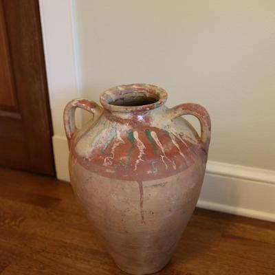 Antique 18" Terracotta Tall Jar